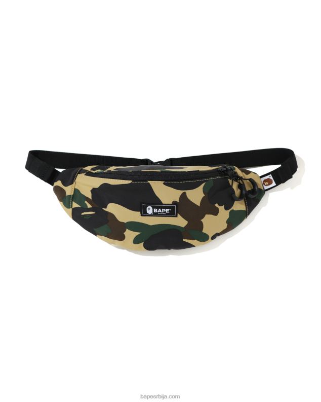 меко жута мушкарци A Bathing Ape 1. маскирна торба око струка J4280774