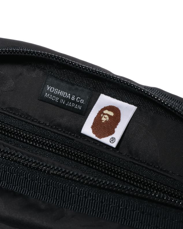 црн мушкарци A Bathing Ape к портер чврста маскирна торба око струка J4280431