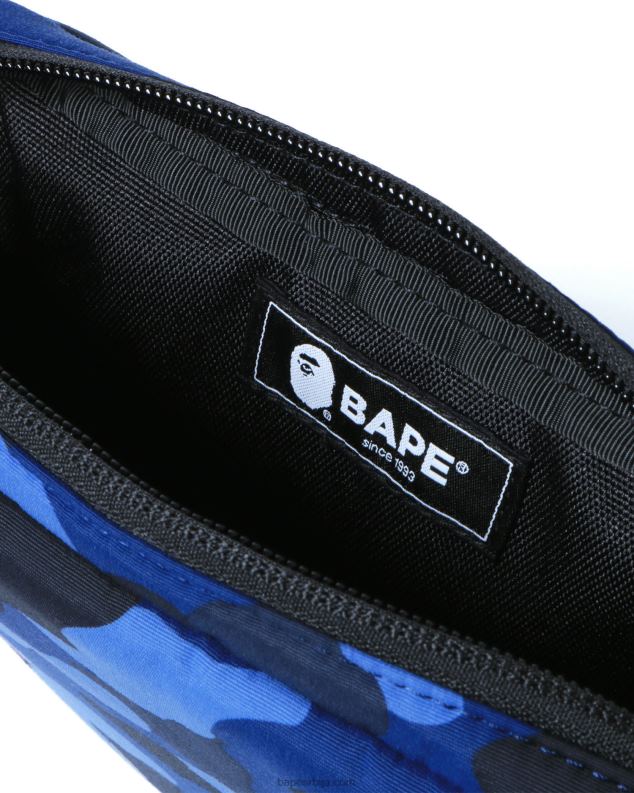 Морнарско плаво мушкарци A Bathing Ape боја цамо торба око струка J4280763