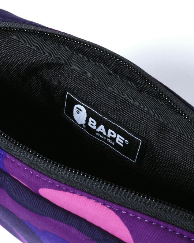 љубичаста мушкарци A Bathing Ape боја цамо торба око струка J4280764