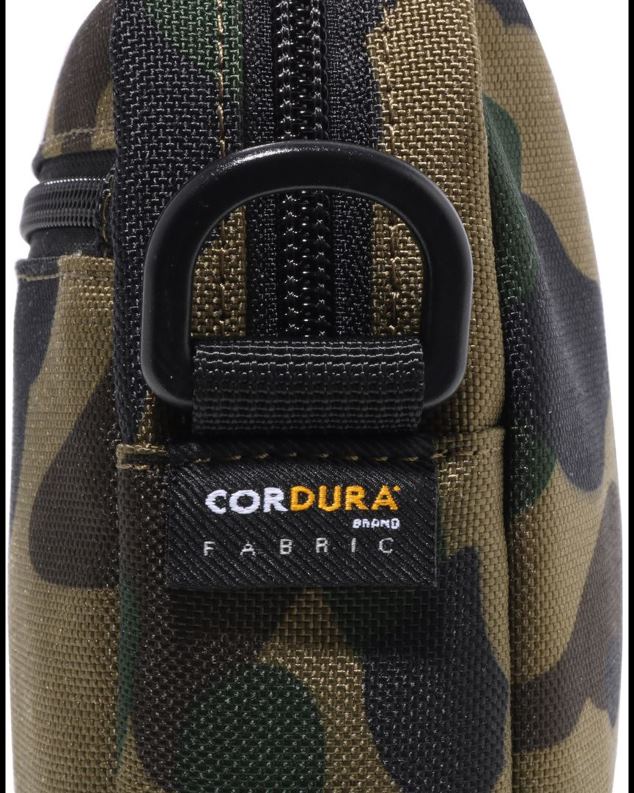 Војничко зелена мушкарци A Bathing Ape 1. цамо мини торба за раме J4280468