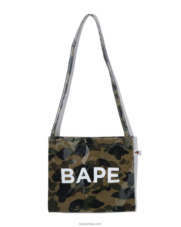 Војничко зелена мушкарци A Bathing Ape 1. маскирна торба за раме J4280775