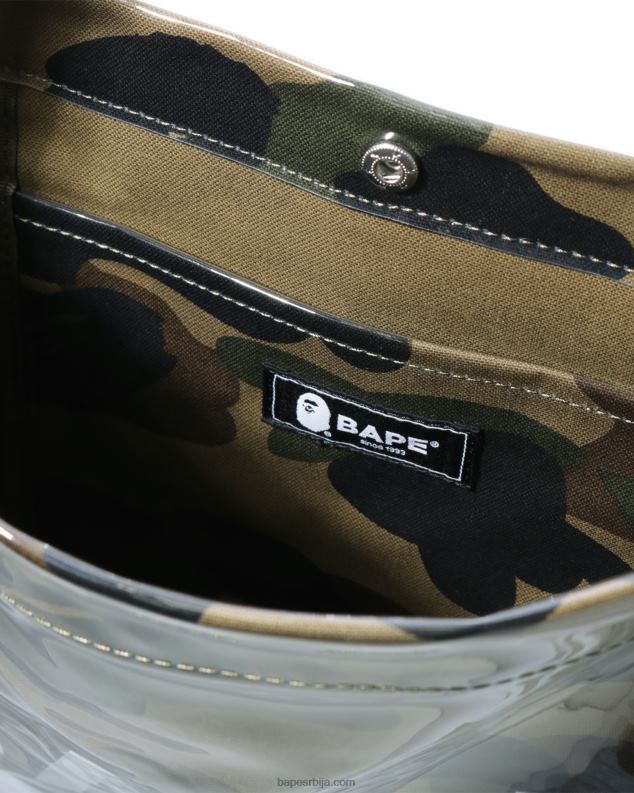 Војничко зелена мушкарци A Bathing Ape 1. маскирна торба за раме J4280775