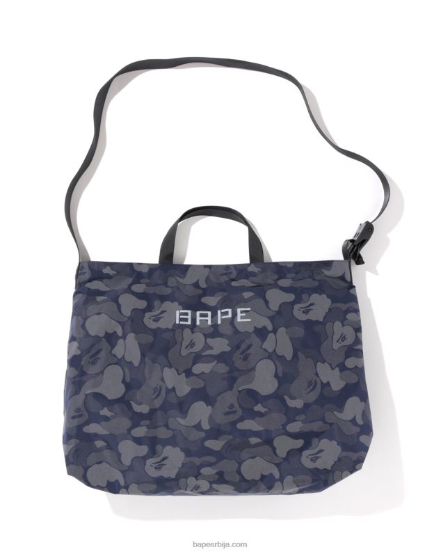 Морнарско плаво мушкарци A Bathing Ape абц дот рефлектујућа торба на рамену J4280760