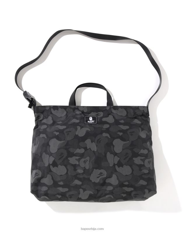 црн мушкарци A Bathing Ape абц дот рефлектујућа торба на рамену J4280761