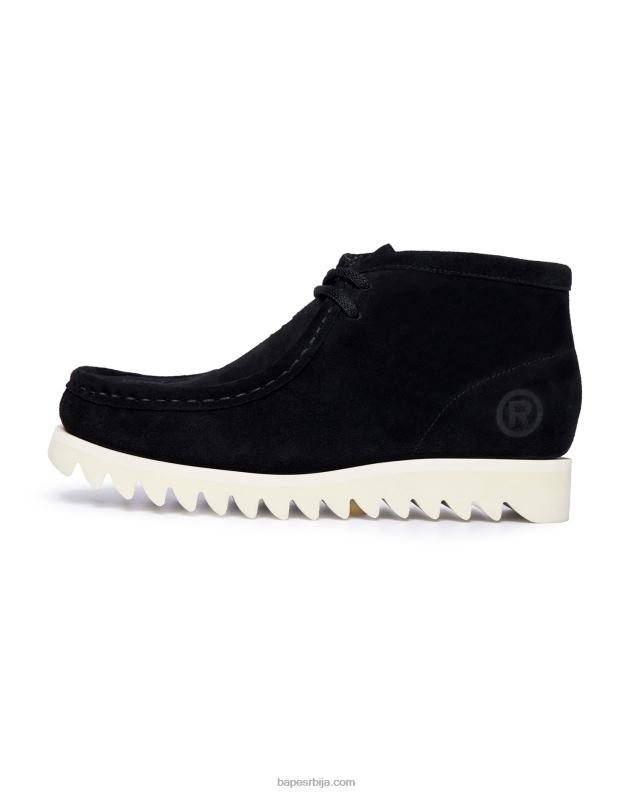црн мушкарци A Bathing Ape суеде манхунт м2 J4280689