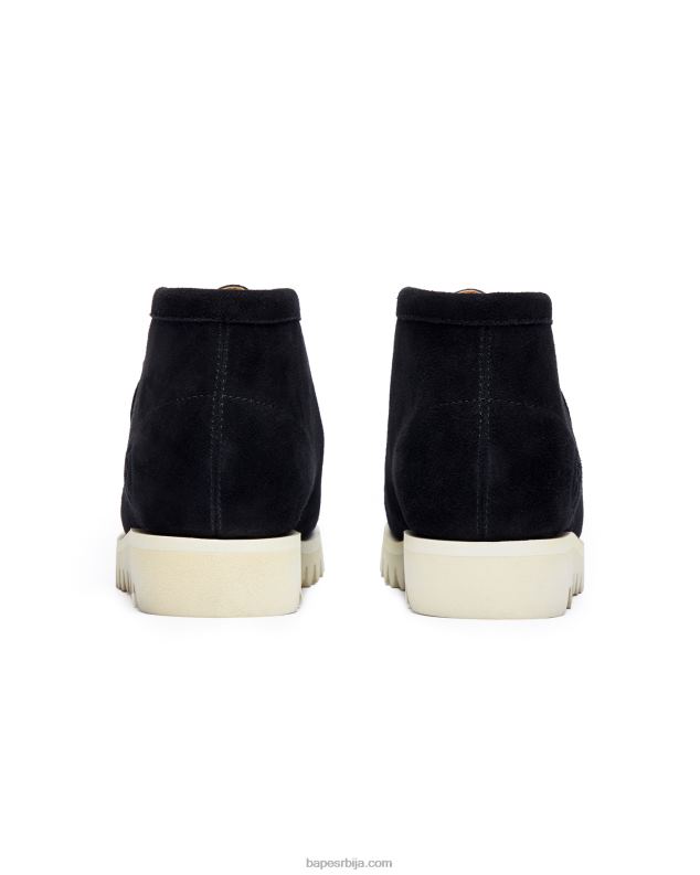 црн мушкарци A Bathing Ape суеде манхунт м2 J4280689