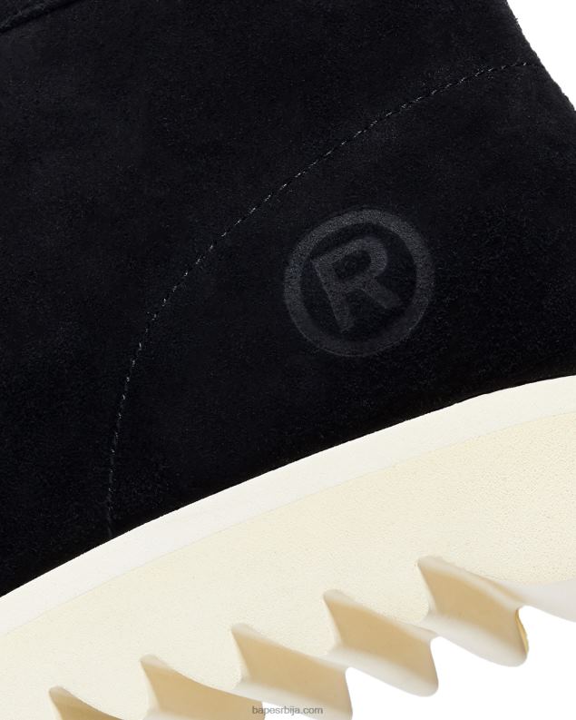 црн мушкарци A Bathing Ape суеде манхунт м2 J4280689