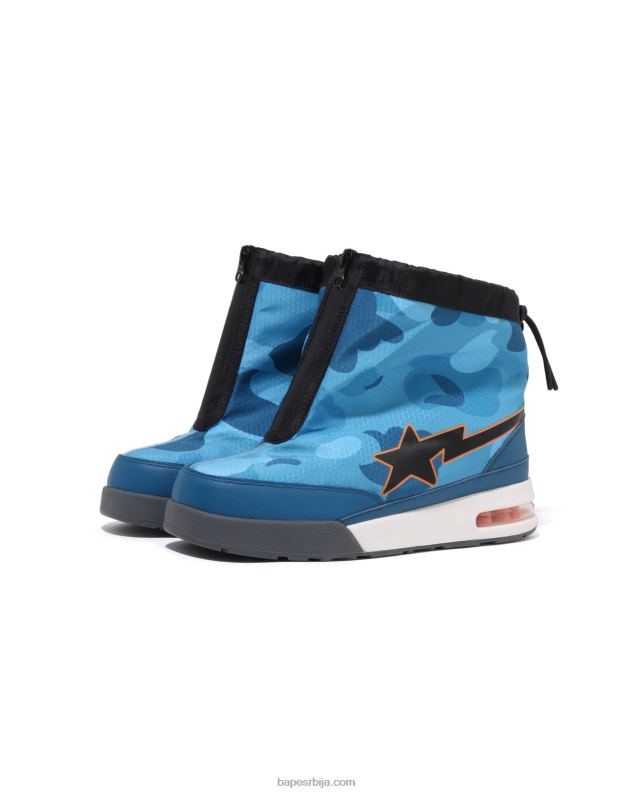 Плави мушкарци A Bathing Ape саћа цамо зип пут ста м2 J4280670