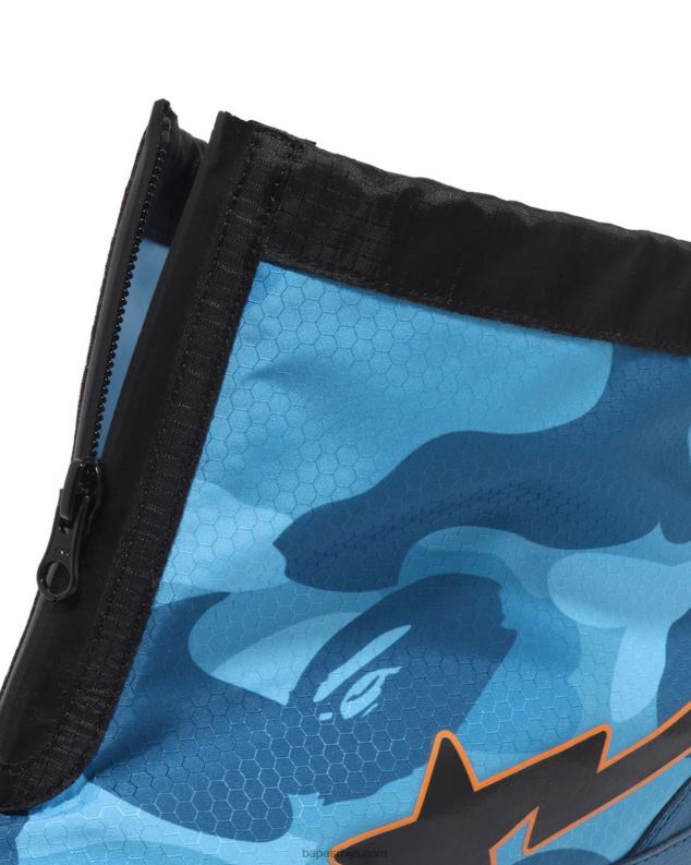 Плави мушкарци A Bathing Ape саћа цамо зип пут ста м2 J4280670