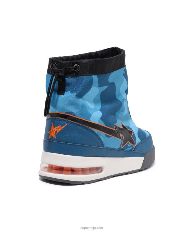 Плави мушкарци A Bathing Ape саћа цамо зип пут ста м2 J4280670