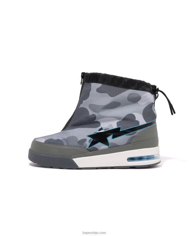 сива мушкарци A Bathing Ape саћа цамо зип пут ста м2 J4280671