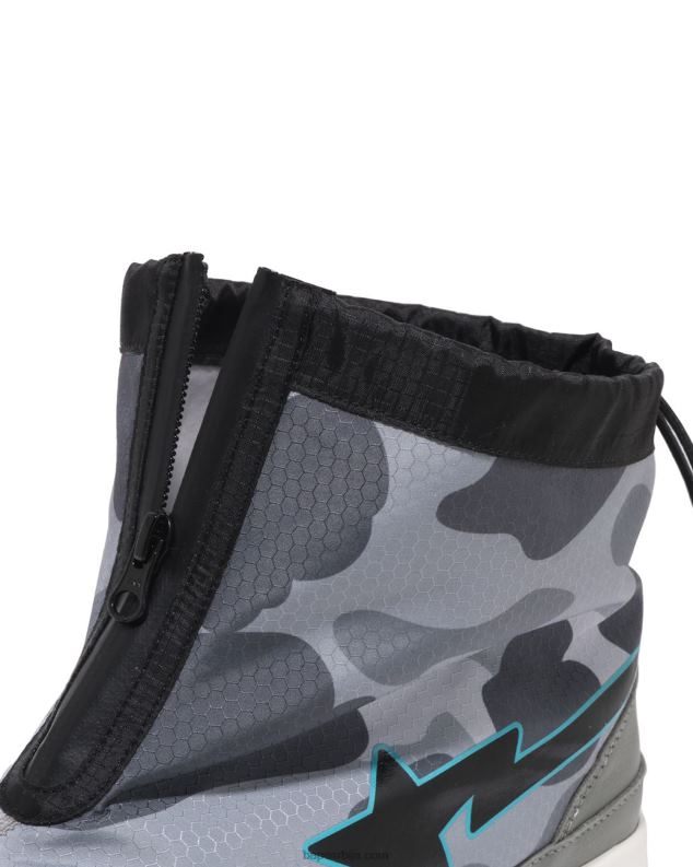 сива мушкарци A Bathing Ape саћа цамо зип пут ста м2 J4280671