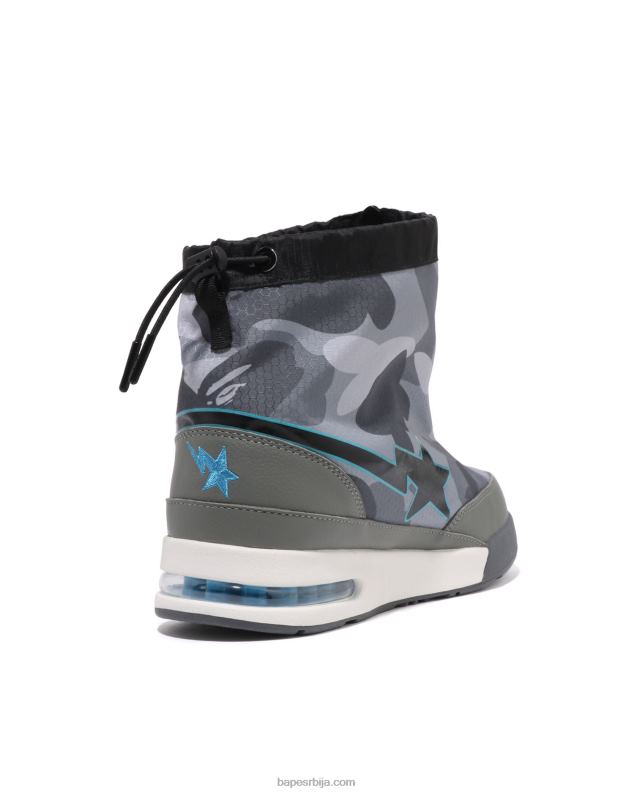 сива мушкарци A Bathing Ape саћа цамо зип пут ста м2 J4280671