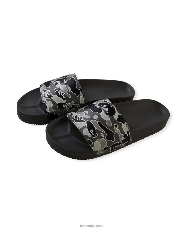 црн мушкарци A Bathing Ape к хаин ста цамо сандале J4280727