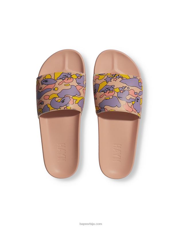 светло розе мушкарци A Bathing Ape к хаин ста цамо сандале J4280729